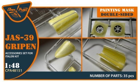 Masque de peinture JAS 39 Gripen 1/48 Italeri