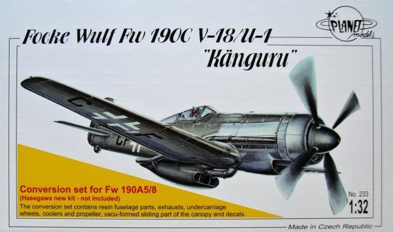 1/32 Fw 190C V-18/U-1 K�nguru Conversion Set (HAS)