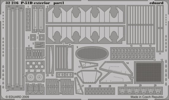 1/32 P-51D exterior (TRUMP)