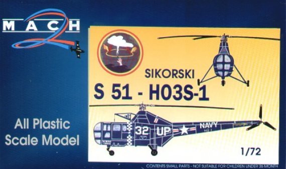 Mach 2 Sikorsky S-51 Hubschrauber 1/72