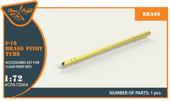 1/72 I-16 Brass Pitot tube