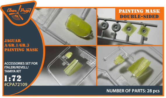 1/72 Bac Jaguar A/GR.1/GR.3 painting mask