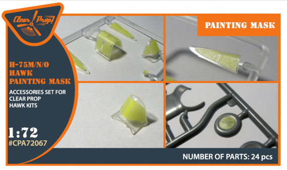 1/72 Hawk H-75 M/N/O Painting mask