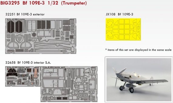 1/32 Bf 109E-3 (TRUMP)