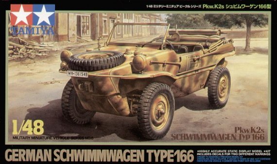 Tamiya Schwimmwagen Type 166 Kit 1/48