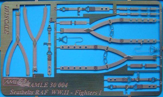 1/32 Seatbelts Raf WWII type M for Supermarine Spitfire