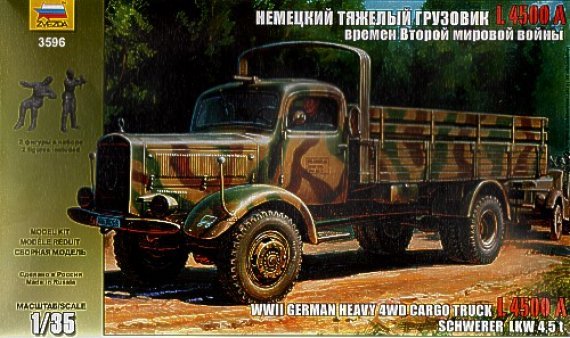 1/35 L-4500A German Heavy Cargo Truck