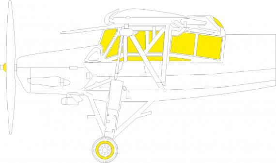 Mask 1/48 Fi 156C TFace for Tamiya