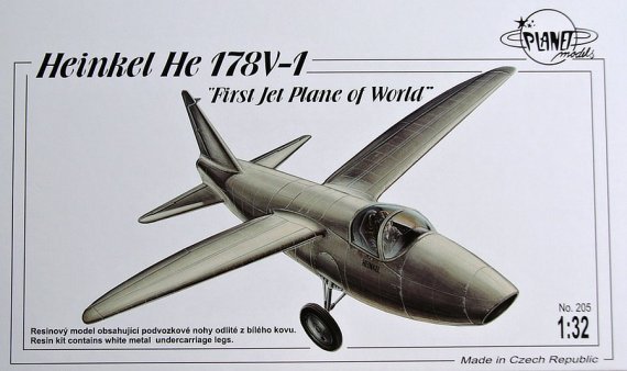 1/32 Heinkel He-178 First Jet Plane Of World