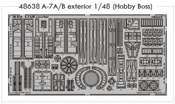 1/48 A-7A/B exterior (HOBBYB)