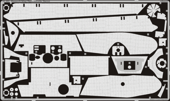 Zimmerit King Tiger Porsche  (DRA)