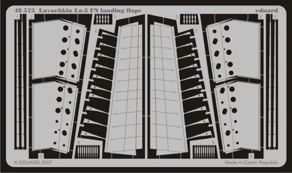 Lavochkin La-5 FN landing flaps  (ZVE)