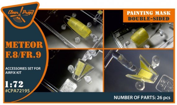 1/72 Meteor F.8/FR.9 Paint mask double-sided for Airfix