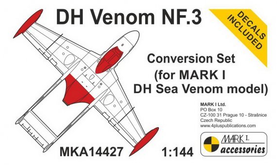 1/144 De Havilland Venom NF.3 Conversion Set