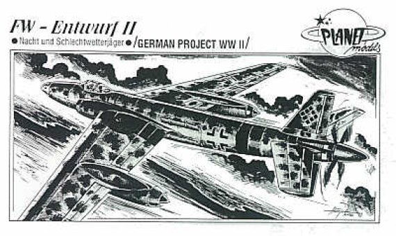 1/72 Focke-Wulf Fw-Entwurf II Nacht and Schlech wetterjager