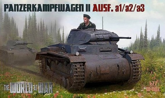 1/72 Pzkmpfwgn. II Ausf. a1/a2/a3