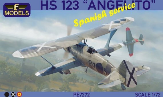 1/72 Hs 123 Angelito Spanish service