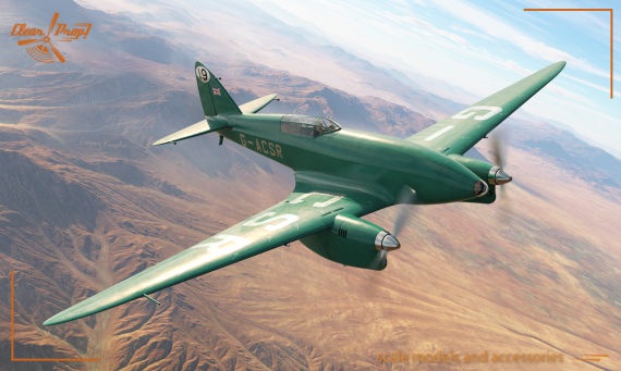 1/72 De Havilland DH.88 Comet MacRobertson Trophy Air Race