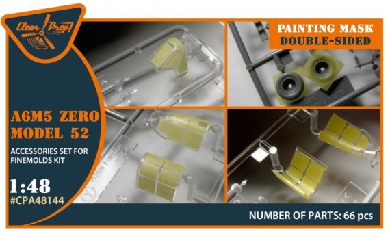 Masque peinture A6M5a Model 52 1/48 double-face FINE