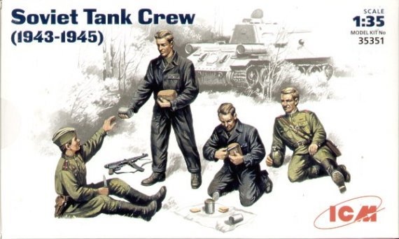 ICM 1/35 Equipage Sovi�tique de Char 1943-1945