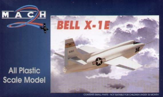 1/72 Bell X-1E Model Kit Mach 2