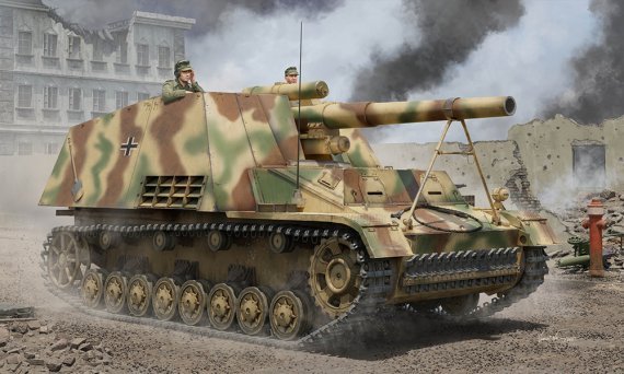 1/16 German Army SdKfz 165 Hummel Self-Propelled Howitzer Late