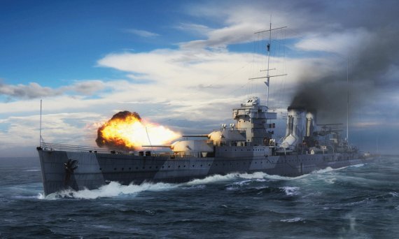 1/700 Hms York WWII Heavy Cruiser