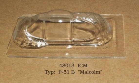 1/48 Vacu Canopy P-51 B Malcolm (ICM)