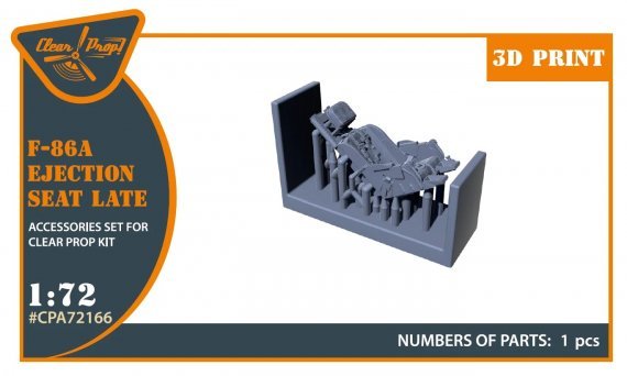 1/72 F-86A ejection seat late for Clear Prop