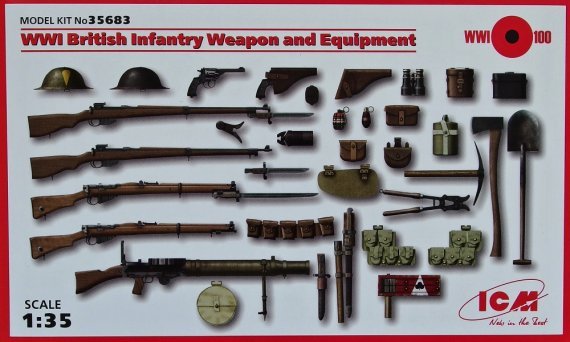 1/35 British Infantry WWI  Weapon and Equipment