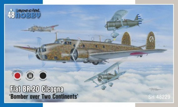 1/48 Fiat Br.20 Cicogna Bomber over Two Continents