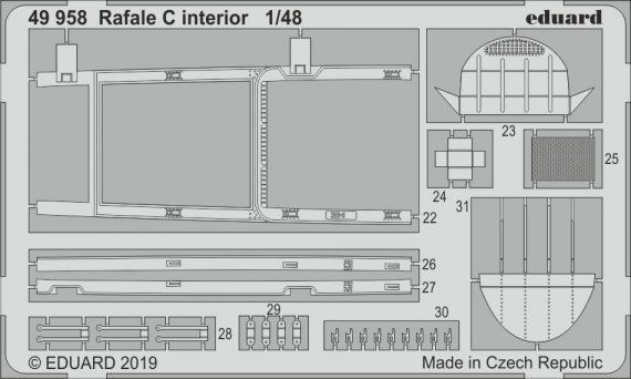 1/48 SET Rafale C interior