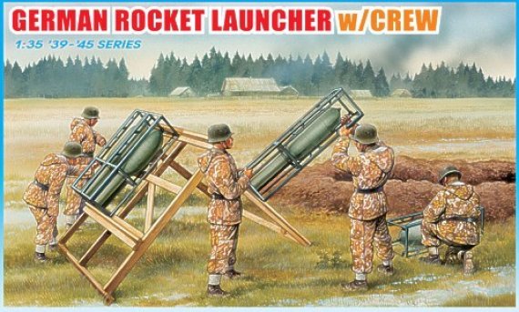 1/35 German Rocket Launcher w/Crew