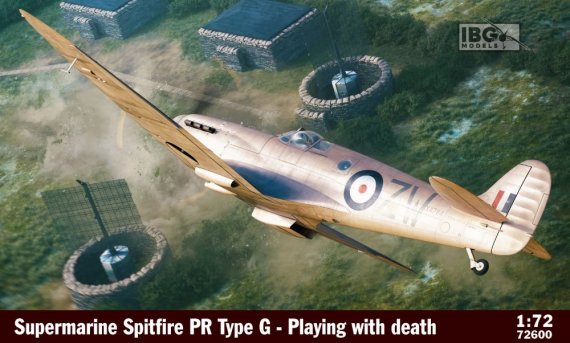 IBG Models Spitfire PR Type G Playing with Death 1/72