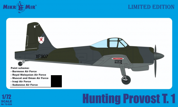 1/72 Hunting Provost T.1 limited edition