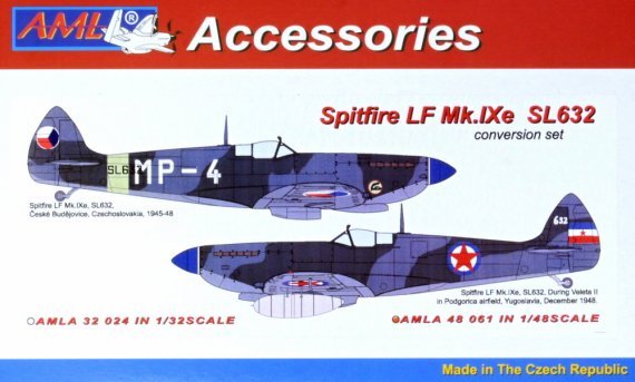 1/48 Spitifre LF Mk.IXe SL632 Conversion set