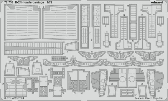 1/72 SET B-24H undercarriage for Airfix