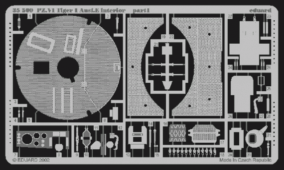 Tiger I Ausf.E interior  (ACA)