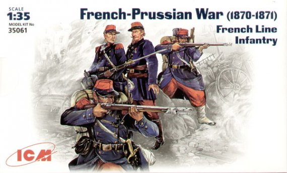 ICM 1/35 Guerre Franco-Allemande 1870-71 Infanterie Ligne