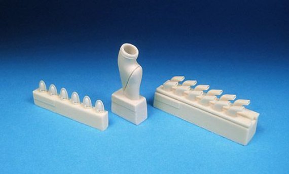 1/32  Messerschmitt Bf 109G-6 intake and exhaust set(for Revell)
