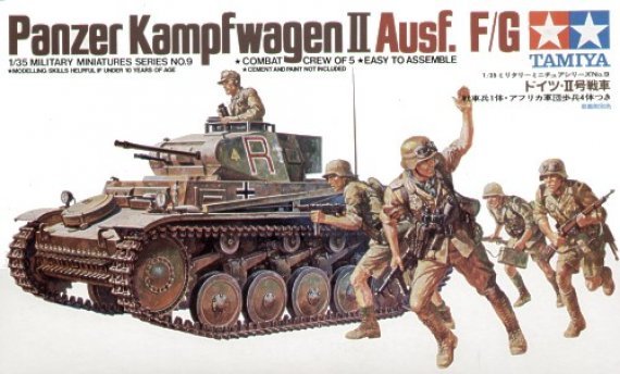 Tamiya 1/35 Pz.Kpfw.II Ausf.F/G Tank Model Kit