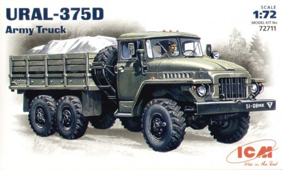 ICM 1/72 Camion Utilitaire Ural 375D