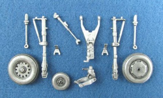 Carrello d'atterraggio metallo 1/32 Mirage III/V Revell