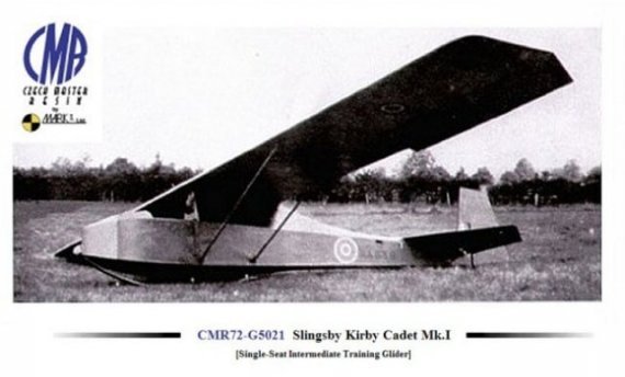 1/72 Slingsby Kirby Cadet Mk.1 with decals