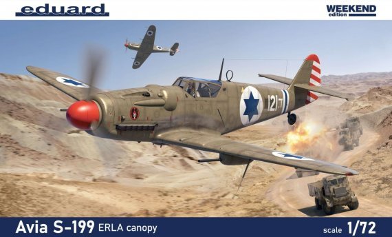 1/72 Avia S-199 ERLA canopy Weekend Edition