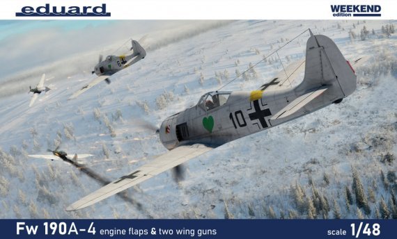 1/48 Fw 190A-4 with engine flaps & 2-gun wings