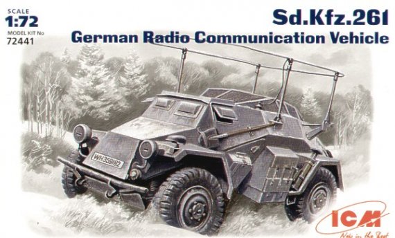 ICM 1/72 Sd.Kfz.261 V�hicule Radio Allemand WWII