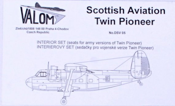 1/72 Twin Pioneer Seats