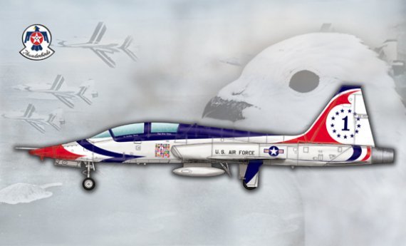 1/48 Northrop T-38A Talon Thunderbirds