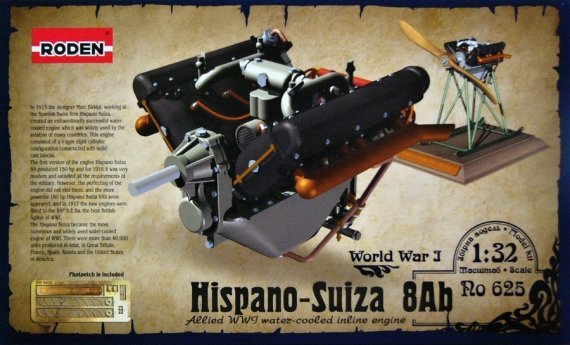 1/32 Engine Hispano-Suiza 8Ab